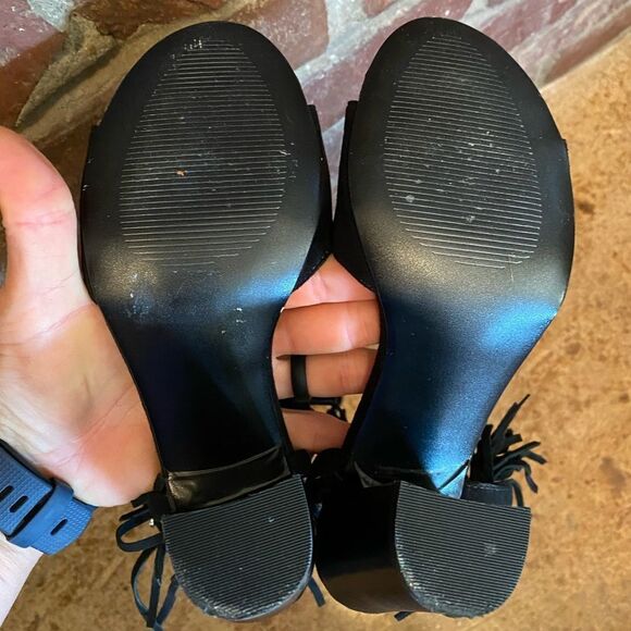 Carlos by Carlos Santana Festival Fringe 'Gilda' Boho‎  Strappy Heels - Picture 5 of 7